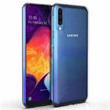 Microsonic Samsung Galaxy A50 Kılıf Transparent Soft Beyaz
