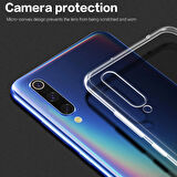 Microsonic Xiaomi Mi 9 SE Kılıf Transparent Soft Beyaz