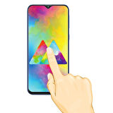 Microsonic Samsung Galaxy M20 Temperli Cam Ekran Koruyucu