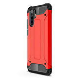 Microsonic Huawei P30 Pro Kılıf Rugged Armor Kırmızı