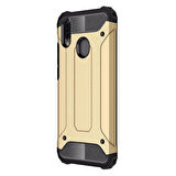 Microsonic Samsung Galaxy A30 Kılıf Rugged Armor Gold