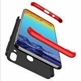 Microsonic Samsung Galaxy M20 Kılıf Double Dip 360 Protective Kırmızı