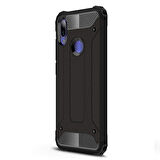 Microsonic Xiaomi Redmi Note 7 Kılıf Rugged Armor Siyah
