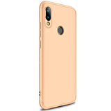 Microsonic Xiaomi Redmi Note 7 Pro Kılıf Double Dip 360 Protective Gold