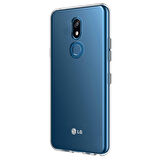 Microsonic LG K40 Kılıf Transparent Soft Beyaz