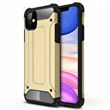 Microsonic Apple iPhone 11 (6.1'') Kılıf Rugged Armor Gold
