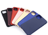 Microsonic Matte Silicone Apple iPhone 11 Pro Max (6.5'') Kılıf Mavi