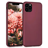 Microsonic Matte Silicone Apple iPhone 11 Pro Max (6.5'') Kılıf Mor
