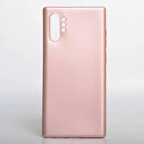 Microsonic Matte Silicone Samsung Galaxy Note 10 Plus Kılıf Rose Gold