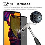 Microsonic Huawei P20 Lite Privacy 5D Gizlilik Filtreli Cam Ekran Koruyucu Siyah