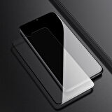 Microsonic Xiaomi Redmi Note 8 Pro Tam Kaplayan Temperli Cam Ekran Koruyucu Siyah