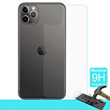 Microsonic Apple Uyumlu iPhone 11 Pro Max (6.5'') Arka Temperli Cam Ekran Koruyucu