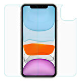 Microsonic Apple Uyumlu iPhone 11 (6.1'') Ön + Arka Nano Cam Ekran Koruyucu