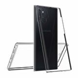 Microsonic Samsung Galaxy Note 10 Plus Kılıf 6 tarafı tam full koruma 360 Clear Soft Şeffaf