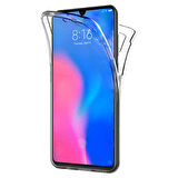 Microsonic Xiaomi Mi 9 SE Kılıf 6 tarafı tam full koruma 360 Clear Soft Şeffaf