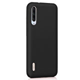 Microsonic Matte Silicone Xiaomi Mi A3 Kılıf Siyah