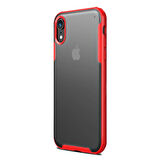 Microsonic Apple iPhone XR Kılıf Frosted Frame Kırmızı