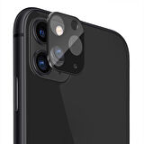 Microsonic Apple Uyumlu iPhone 11 Pro Max (6.5'') Kamera Lens Koruma Camı V2 Siyah