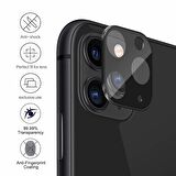 Microsonic Apple Uyumlu iPhone 11 Pro Max (6.5'') Kamera Lens Koruma Camı V2 Siyah