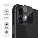 Microsonic Apple Uyumlu iPhone 11 (6.1'') Kamera Lens Koruma Camı V2 Siyah