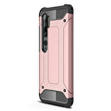 Microsonic Xiaomi Mi Note 10 Pro Kılıf Rugged Armor Rose Gold