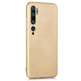 Microsonic Matte Silicone Xiaomi Mi Note 10 Kılıf Gold