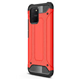Microsonic Samsung Galaxy A91 (S10 Lite) Kılıf Rugged Armor Kırmızı