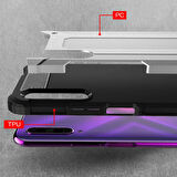 Microsonic Huawei P Smart Pro Kılıf Rugged Armor Mavi