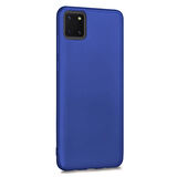 Microsonic Matte Silicone Samsung Galaxy A81 (Note 10 Lite) Kılıf Lacivert
