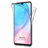 Microsonic Xiaomi Mi 9 Lite Kılıf 6 tarafı tam full koruma 360 Clear Soft Şeffaf