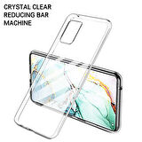 Microsonic Samsung Galaxy A91 Kılıf Transparent Soft Beyaz