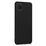 Microsonic Matte Silicone Samsung Galaxy Note 10 Lite Kılıf Siyah