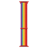 Microsonic Apple Watch Series 4 40mm Hasırlı Kordon Woven Sport Loop Pride Edition
