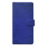 Microsonic Apple iPhone 11 Pro Max (6.5'') Kılıf Fabric Book Wallet Lacivert