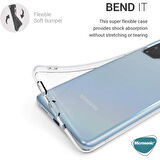 Microsonic Samsung Galaxy S20 Plus Kılıf Transparent Soft Beyaz