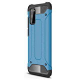 Microsonic Samsung Galaxy S20 Kılıf Rugged Armor Mavi