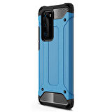 Microsonic Huawei P40 Pro Kılıf Rugged Armor Mavi