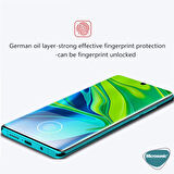 Microsonic Xiaomi Mi Note 10 Lite Tam Kaplayan Temperli Cam Ekran Koruyucu Siyah