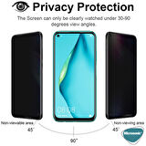 Microsonic Huawei P40 Lite Privacy 5D Gizlilik Filtreli Cam Ekran Koruyucu Siyah
