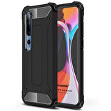 Microsonic Xiaomi Mi 10 Pro Kılıf Rugged Armor Siyah