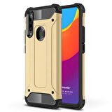 Microsonic Huawei P40 Lite E Kılıf Rugged Armor Gold