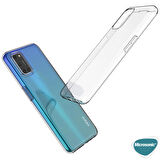 Microsonic Oppo A52 Kılıf Transparent Soft Beyaz