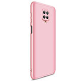 Microsonic Xiaomi Redmi Note 9 Pro Max Kılıf Double Dip 360 Protective Rose Gold