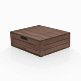 Woodsaka 3Line Çekmeceli Monitör Standı & Saklama Kutusu - Ceviz