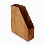 ​Woodsaka Reka Dosyalık & Dergilik - Ceviz - 21.6cm x 8.5cm x 26cm