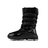 Buckhead 1103 Charm Shiny Waterproof Çocuk Kar Botu Siyah