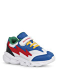 Buckhead Mavi - Beyaz - Kırmızı Erkek Çocuk Sneaker BUCK4431 FASTER