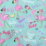 Kaukko İlkokul Sırt Çantası Büyük Boy Flamingo Desenli 1319