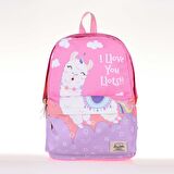 Kaukko İlkokul Sırt Çantası Büyük Boy Love Lama 1394