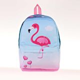 Kaukko İlkokul Sırt Çantası Büyük Boy Rainbow Flamingo 1395